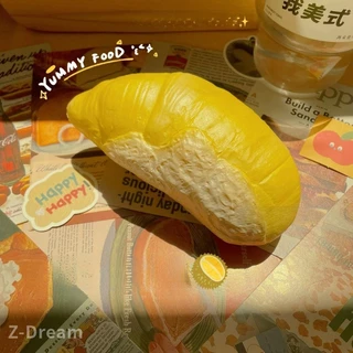 ของเล่นคลายเครียด ทองเหลือง ทุเรียน ฟื้นตัวช้า นุ่มชุ่มชื้น 12/14cm