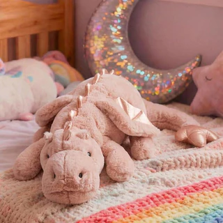 ตุ๊กตาตุ๊กตามังกรบิน 150CM ขนนุ่มนิ่มน่ากอดของขวัญวันเกิด ของขวัญวันปัจฉิม มีบริการเขียนการ์ด