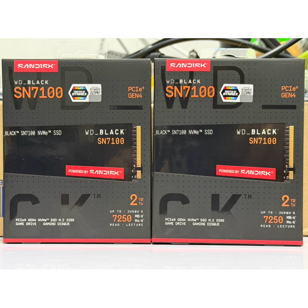 SSD WD Black SN7100 2TB มือ 1 ประกันศูนย์ไทย (มีของพร้อมส่ง)