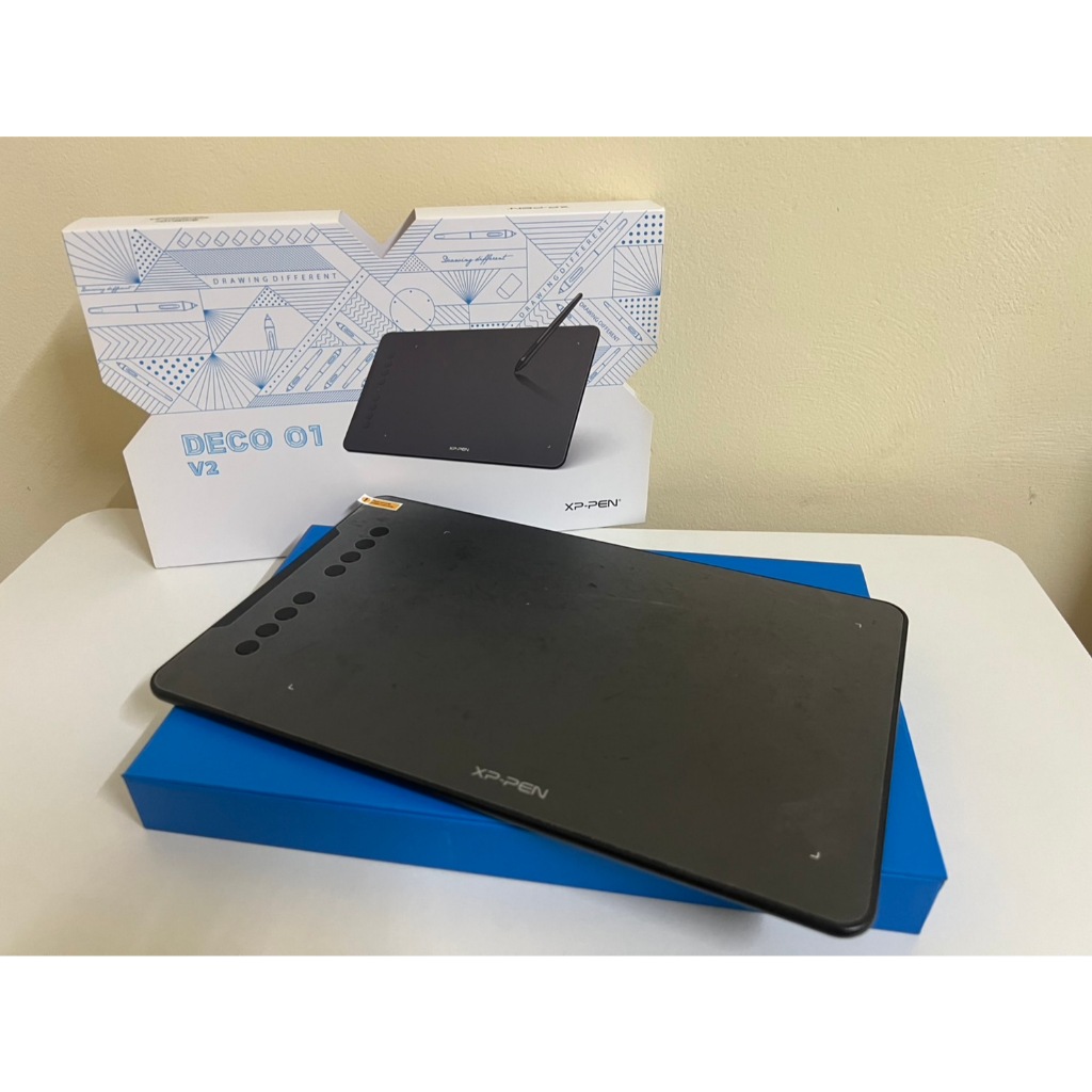 เม้าท์ปากกา XPPen Deco 01 v2  มือสอง สภาพนางฟ้า 90%
