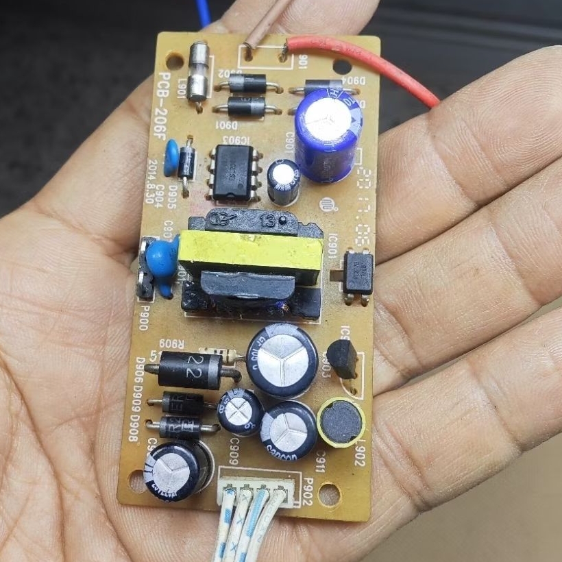 บอร์ด power supply มือสอง input 220 โวลท์output 25 v15 v3.3v GNDได้ของตามภาพ