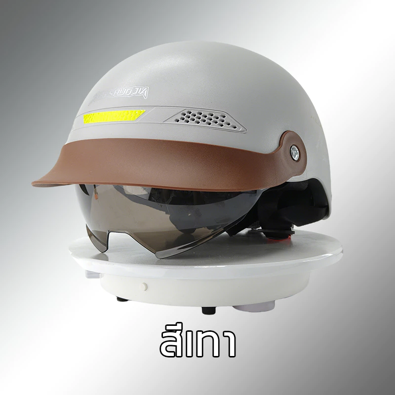 AUS หมวกกันน็อคครึ่งใบ รอบหัว 52-62cm thumbnail 10