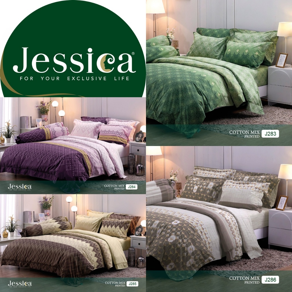 Jessica: ผ้าปูที่นอนพิมพ์ลาย J283 J284 J285 J286 [2025/2]