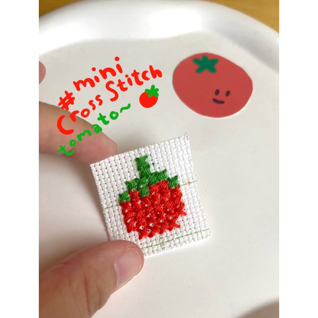 ชุดปักครอสติชจิ๋ว Diy mini cross stitch