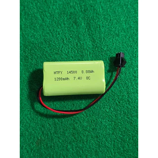 แบตเตอรี่ 3.7ｖ 14500 1200mahใช้กับรถบังคับและปืนเป่าฟอง