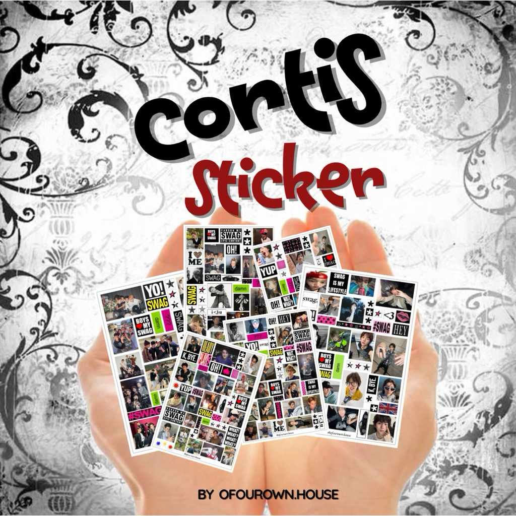 สติกเกอร์ cortis (ขนาดA6)