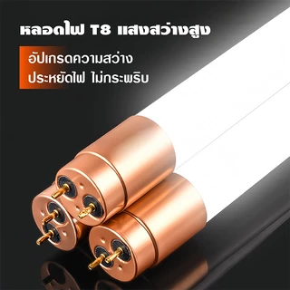 หลอดไฟ LED T8 IWACHI แพ็ค 1/6/12 หลอด นีออน ยาว 9W 18W 20W 40W ขั้ว G13 ขั้วขาว ขั้วทอง 600mm 1200mm ประหยัดพลังงาน