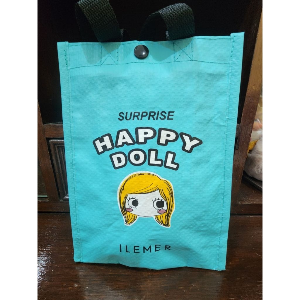 พวงกุญแจ Surprise Happy Doll ILEMER ถุงฟ้าเขียว