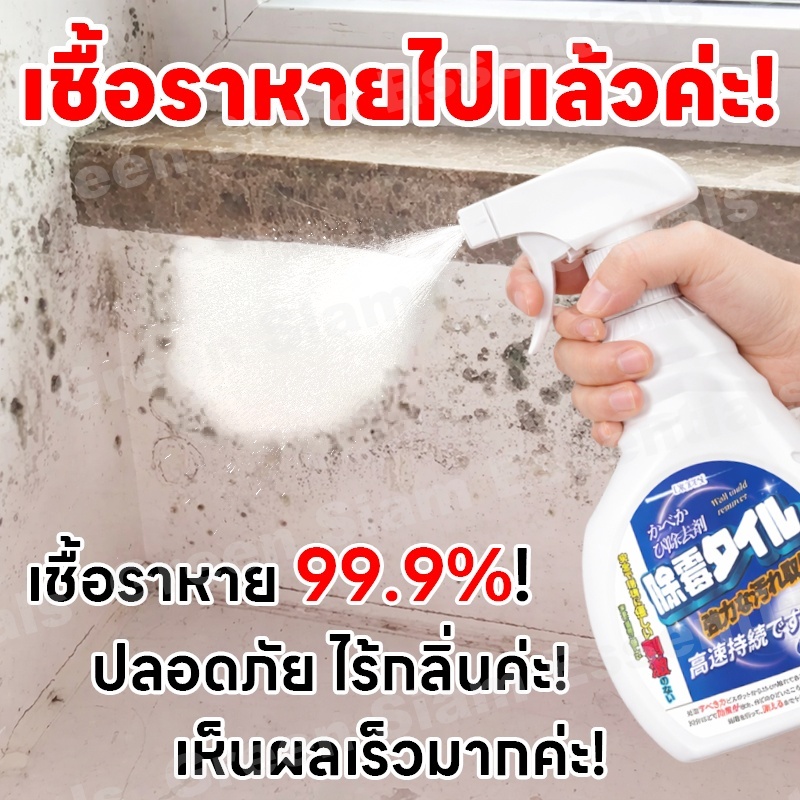 ฉีดแล้วเห็นผลทันที! สเปรย์กำจัดเชื้อรา น้ำยาฆ่าเชื้อรา น้ำยากำจัดเชื้อรา กำจัดเชื้อรา ขวดละ 500 มล. ดูแลบ้านคุณ