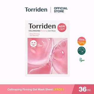 (1 แผ่น) Torriden Cellmazing Firming Gel Mask Sheet (Only face) - ทอร์ริเดน มาสก์เจล คอลลาเจน ใบหน้า