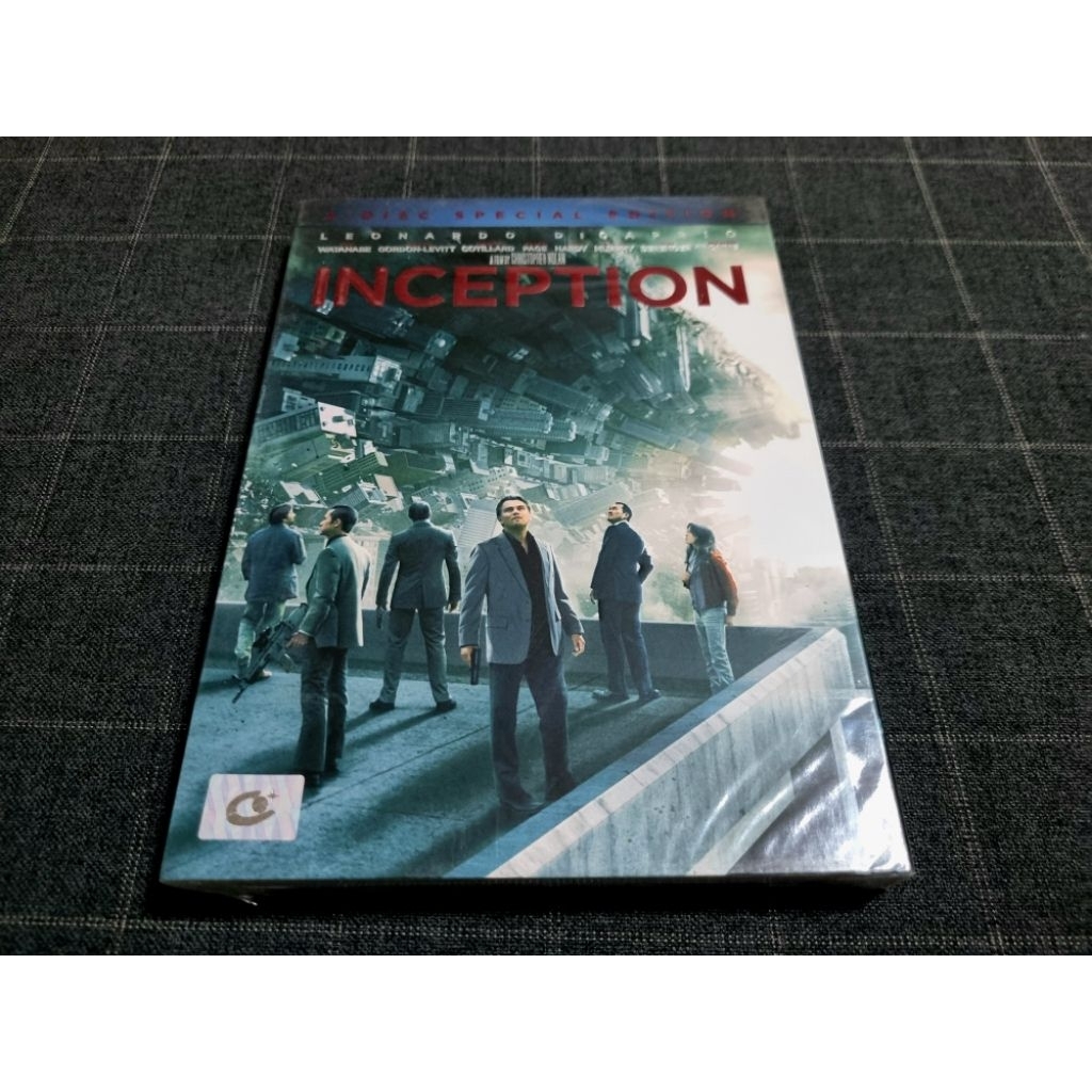 DVD ภาพยนตร์แอ็คชั่นไซไฟทริลเลอร์ จากผู้กำกับ Christopher Nolan "Inception / จิตพิฆาตโลก" (2010)