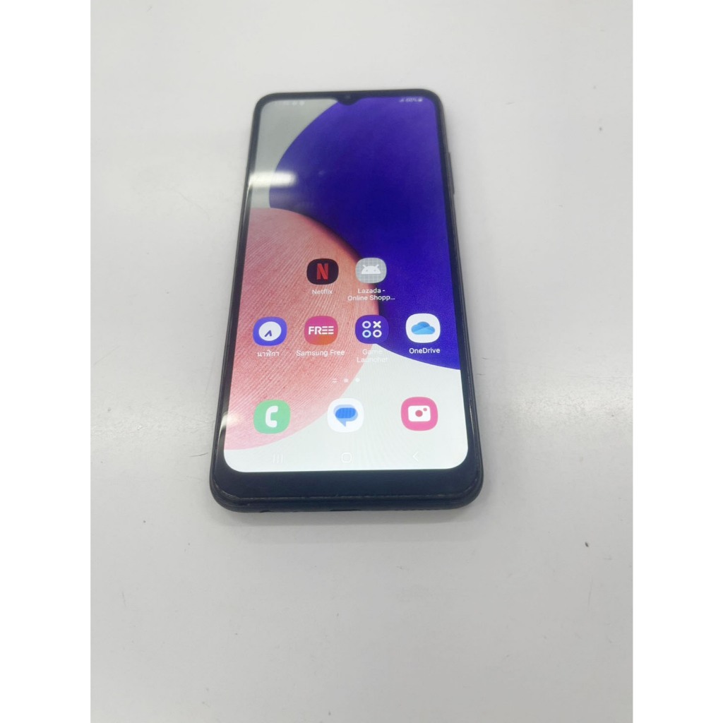 Samsung  A22 5G 8 128 GB ดำ สภาพสวย สแกนได้แบตนาน ราคาถูกใจ