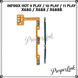สําหรับ INFINIX HOT 9 / 10 / 11 PLAY แพรปุ่มสวิตปิดเปิด ปุ่มเปิดปิดนอก ปุ่มเพิ่มเสียงนอก แพรเพิ่มเสียง