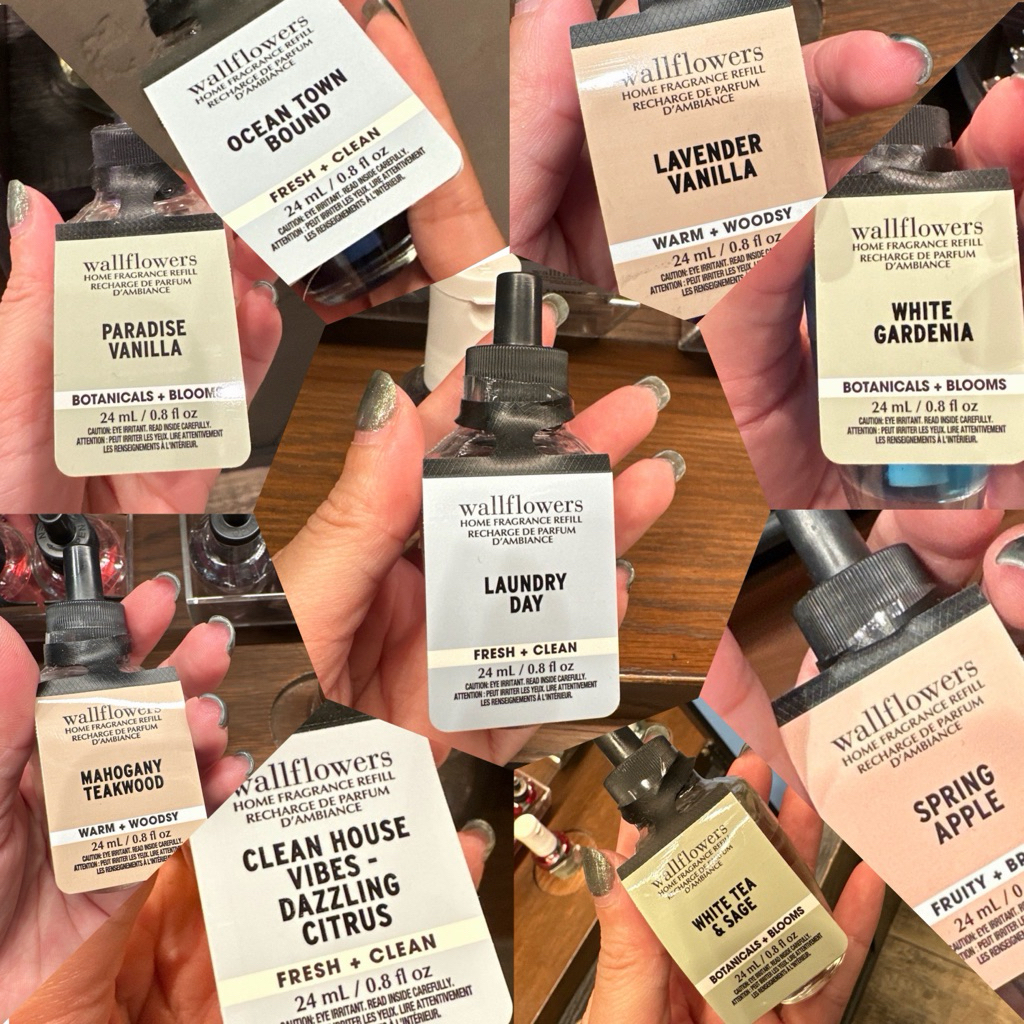 รีฟิลน้ำหอมเสียบปลั๊ก 24 ml. Bath and body works wallflowers fragrance refill