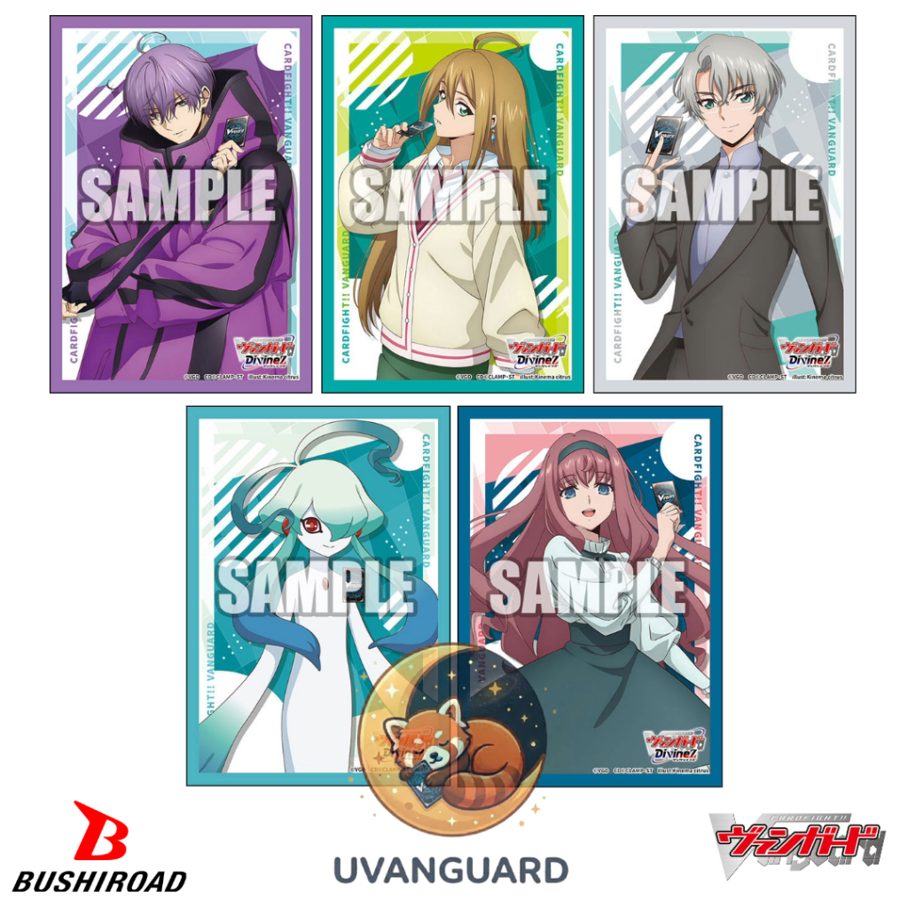 Bushiroad Sleeve Collection Mini Cardfight! Vanguard : Michiru Hazama, Megumi Okura, Raika Koshiba, 