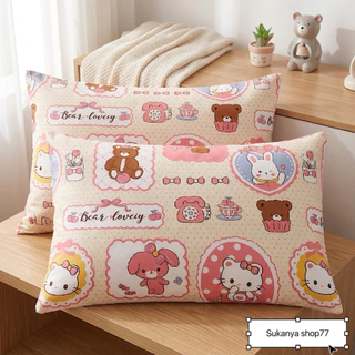 Pillow case ปลอกหมอนหนุน 2 ชิ้น ผ้าcotton อย่างดี ไม่เป็นขุย ส่งไว 1-3 ได้รับ พร้อมส่ง✅