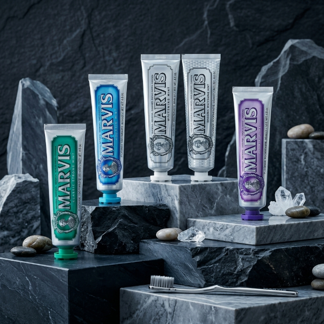 มาร์วิส อิตาลี (Mint 85ml/Garden 75ml) ยาสีฟันหอมแพงระดับพรีเมียม ฟันลื่นสะอาด ลมหายใจหอมฟุ้งเหมือนอยู่ในสวนดอกไม้