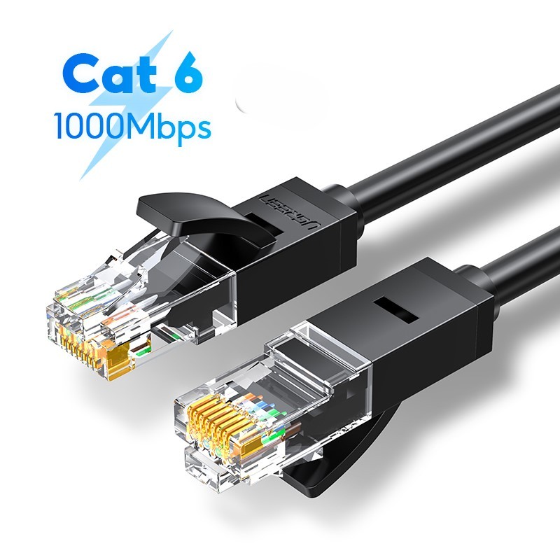 สายแลน CAT6 กิกะบิต 1000Mbps RJ45 สายสำเร็จพร้อมใช้ ยาว 5-50 เมตร ความเร็วสูง สำหรับคอมพิวเตอร์ เราเตอร์ แล็ปท็อป