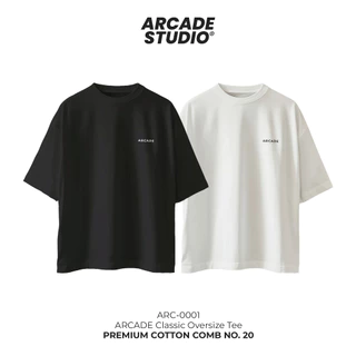 [พรี 4 วัน] ARCADE เสื้อ Classic Tee (ARC-0001) / เสื้อ Oversize เนื้อผ้า 100% Cotton Comb 190 GSM