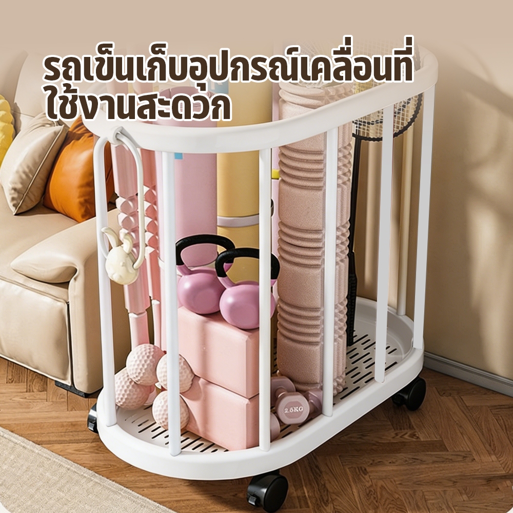 ตะกร้าเก็บของ ตะกร้าอุปกรณ์กีฬา ตะกร้าอเนกประสงค์ สไตล์เรียบง่าย ความจุขนาดใหญ่ เคลื่อนย้ายสะดวก เคลื่อนย้ายสะดวก