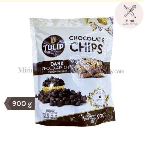 Tulip Dark Compound Choc Chip 900g