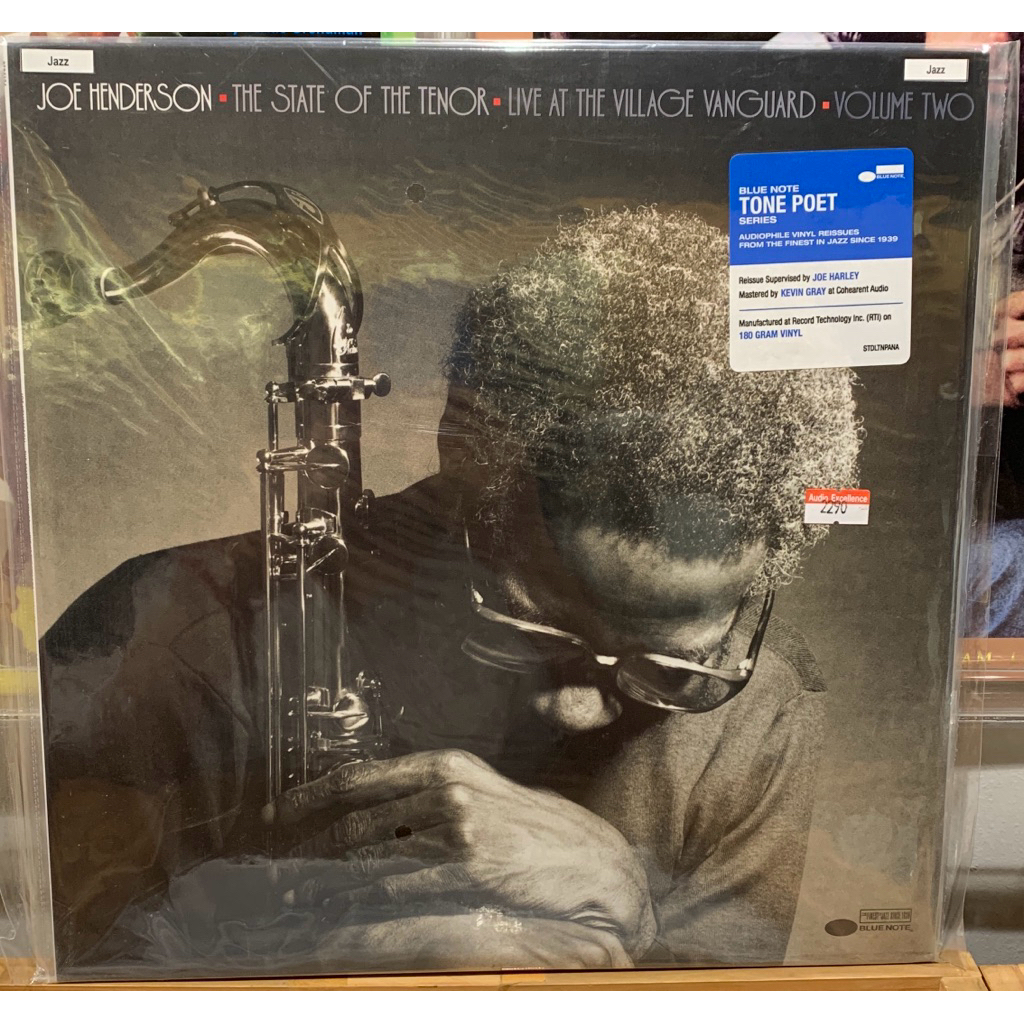 JOE HENDERSON:THE STATE OF THE TENOR :LIVE AT THE VILLAGE VANGUARD VOL.2 33rpm 180g