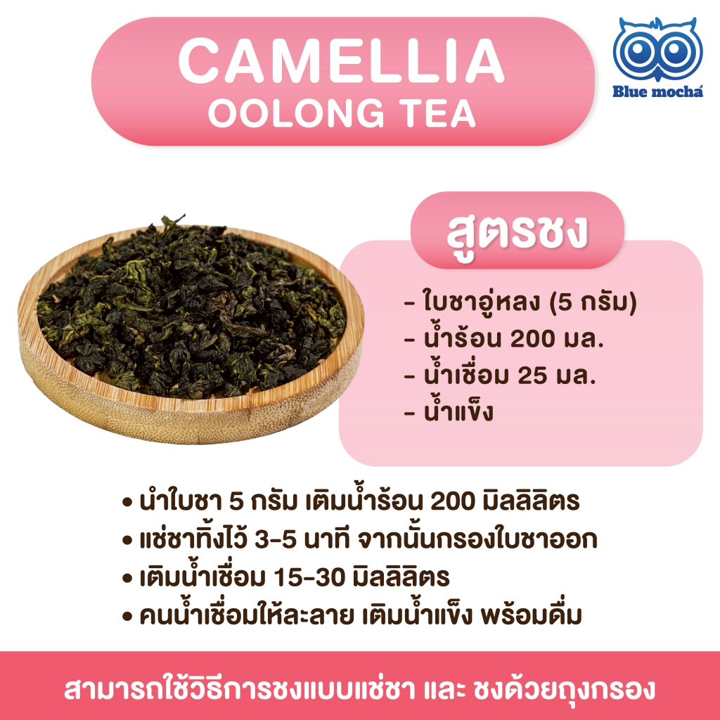 ชาอู่หลงกลิ่นคามีเลีย 250กรัม (Camellia Oolong) ราคา ถูกที่สุด ดีลบีเคเค แกลเลอรีภาพที่ 4