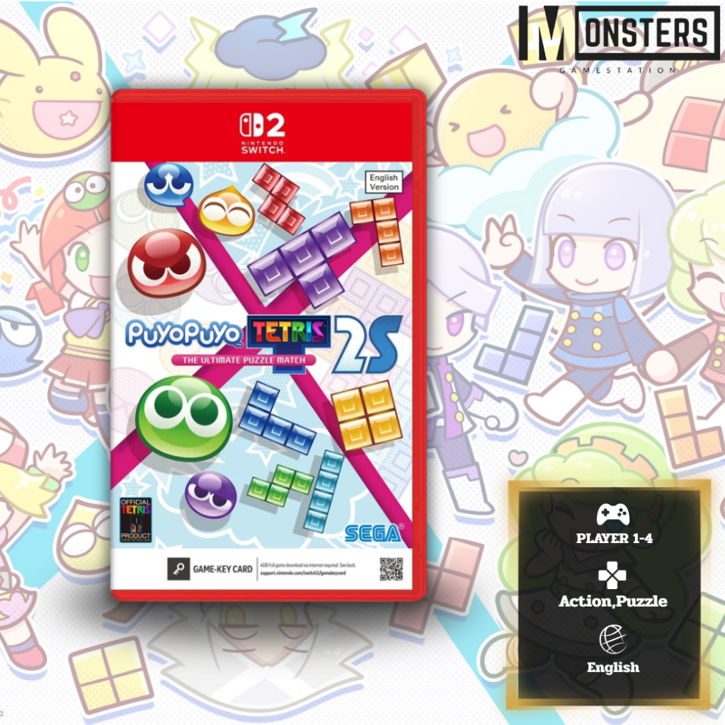 Puyo Puyo Tetris 2s [Nintendo Switch 2] [มือ1] (สินค้าพร้อมส่ง)