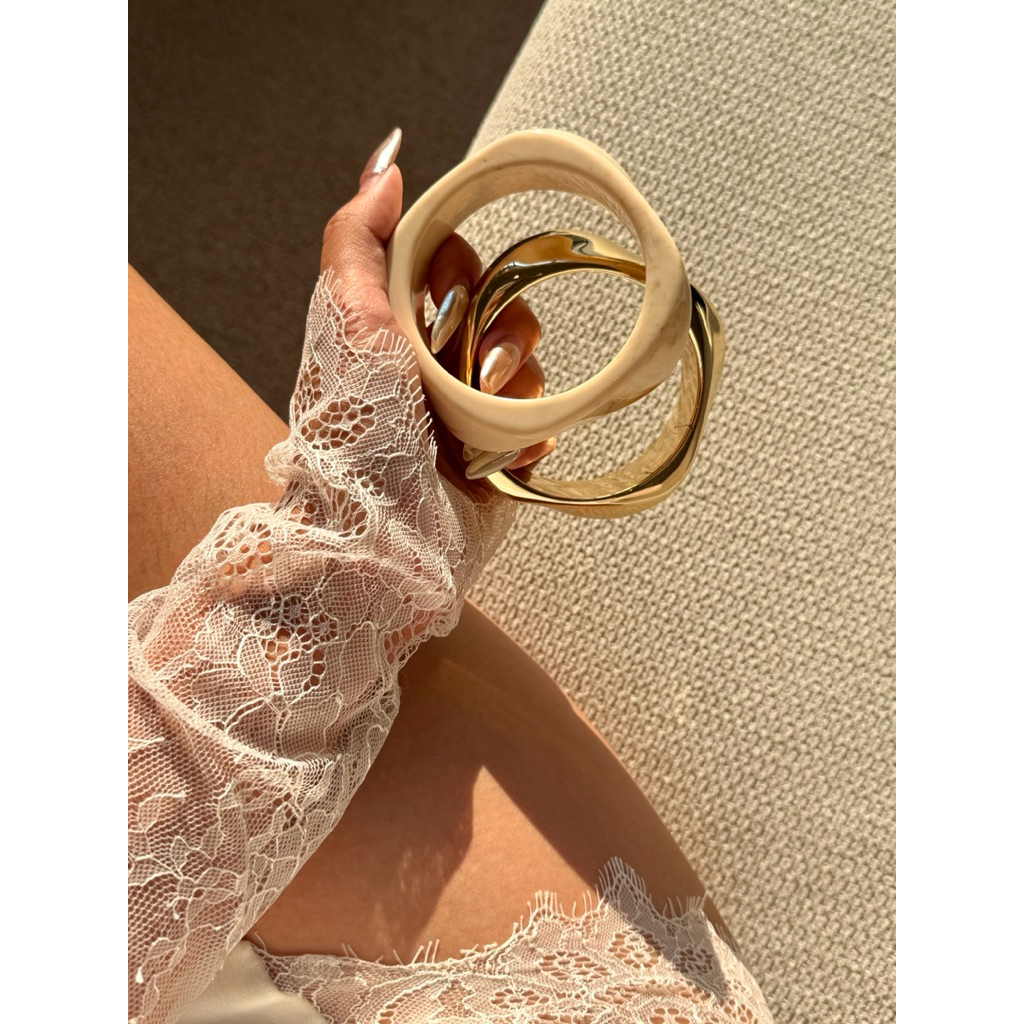 Belleista | Old money GLAM | BAB-009 | Bracelet กำไลข้อมือ กำไลแฟชั่น กำไล old money สไตล์ยุโรป