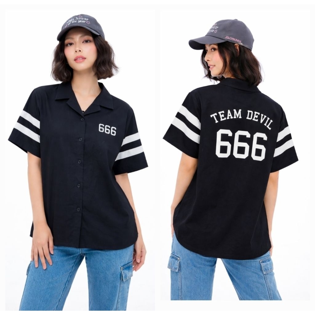 Jelly Bunny เสื้อเชิ้ตแขนสั้น size S อก 38"