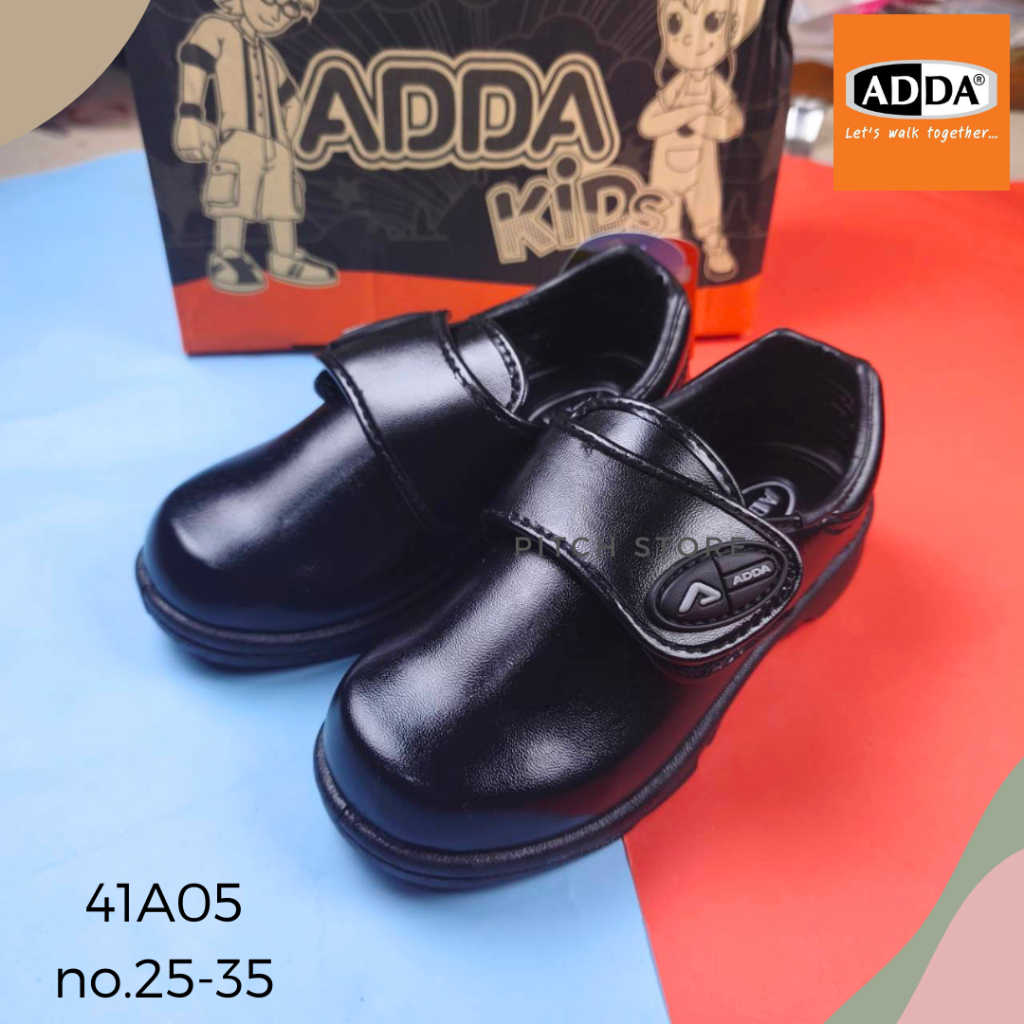ADDA รองเท้านักเรียนเด็กผู้ชาย สีดำ รุ่น 41A05 (เบอร์ 25-35)