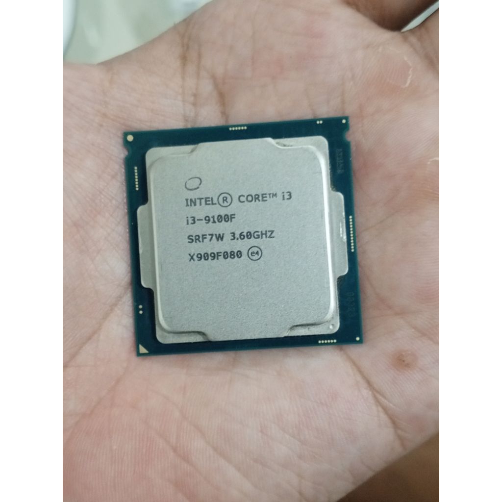 CPU Intel core i3 9100f มือสอง(เฉพาะ cpu) ไม่รวมซิงค์ ไม่มีกล่อง