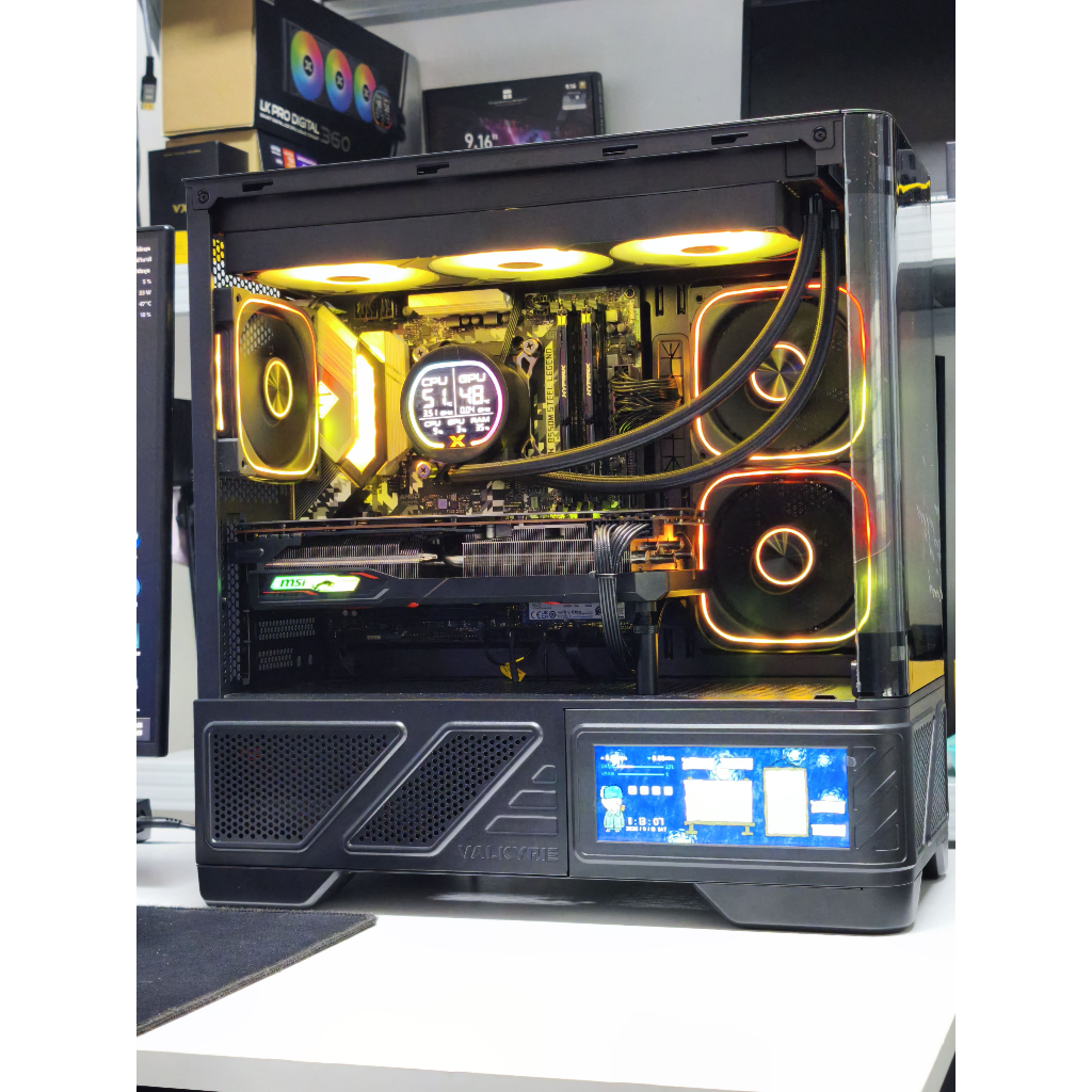 PC Set AMD R7 3800x/B550M/RAM16/RX5700XT/AOC27"120hz
