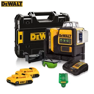 【มอบของขวัญ】12V เครื่องวัดระดับเลเซอร์ 12เส้น 360°/4Dลเซอร์สีเขียว ระดับเลเซอร์กากบาทแนวตั้ง ระดับติดผนั ฟรีขาตั้