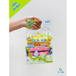 ViVa x Happy Sunday ทิชชู่เปียกวีว่า ชุดแฮปปี้วีว่า 5ห่อ (200 แผ่น) x6 ชุด (ยกลัง)