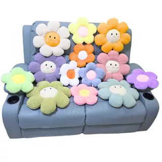 ZumoIX เบาะรองนั่ง ดอกไม้ 35 cm และ 45 cm ลายการ์ตูน ดอกทานตะวัน ใยสังเคราะห์คุณภาพสูง