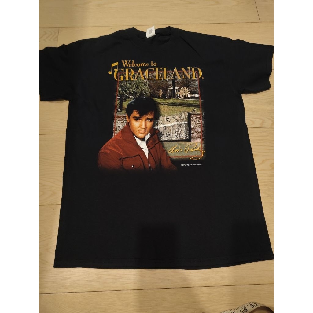 เสื้อวินเทจ Elvis Presley ลายหน้าหลัง
