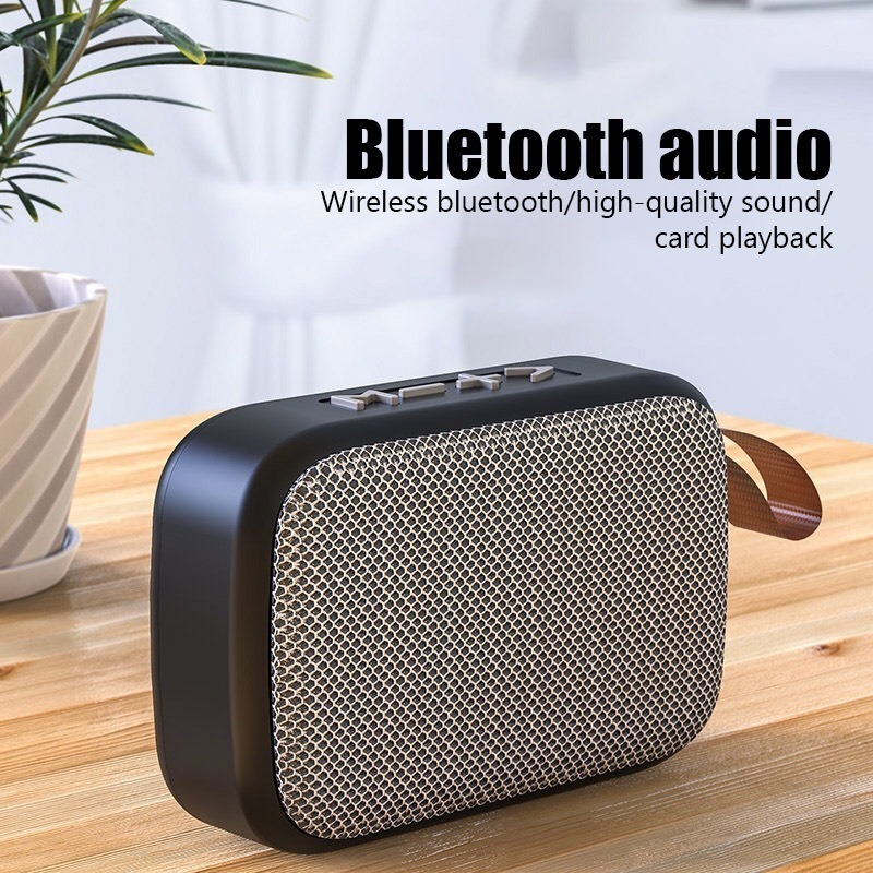 ลำโพงบลูทูธพกพา เบสแน่น 3D Stereo | รองรับ TF/USB วิทยุ FM | ลำโพงไร้สายขนาดเล็ก เสียงดังชัด