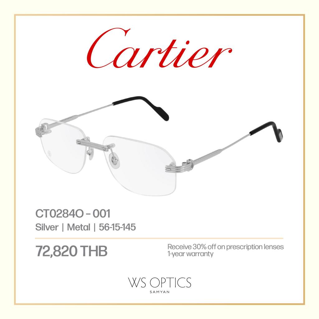 กรอบแว่นสายตา Cartier รุ่น CT0284O
