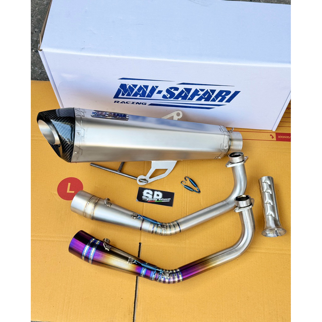 คอไทเทเนียม forza350 adv350 สำหรับใส่ (ปลายกรวยไทย)maisafari
