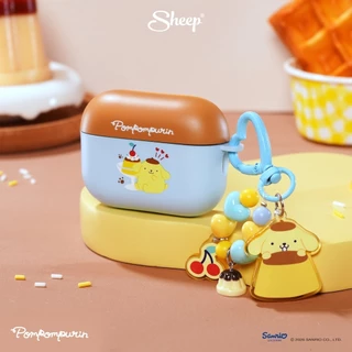 [For Airpods Pompompurin] Pompompurin Collection เคสสำหรับ Airpods ลายปอมปอมปุริน พร้อม Keychain แข็งแรงกันกระแทก