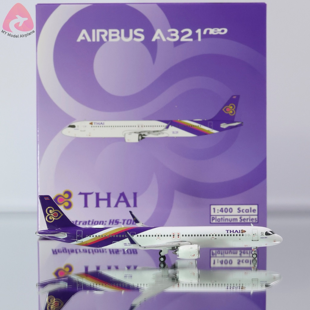 โมเดลเครื่องบิน Thai Airway A321-251NX HS-TOB [PH12060] Phoenix Model 1:400 [พร้อมส่ง] ราคา ถูกที่สุด ดีลบีเคเค แกลเลอรีภาพที่ 8
