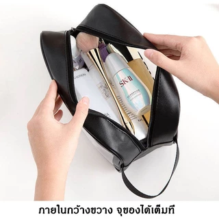 กระเป๋าเครื่องสําอาง pvc ติดซิป กระเป๋าเครื่องสำอาง โปร่งใส กระเป๋าแต่งหน้า กระเป๋ากันน้ำ กระเป๋าแต่งหน้าแบบใส
