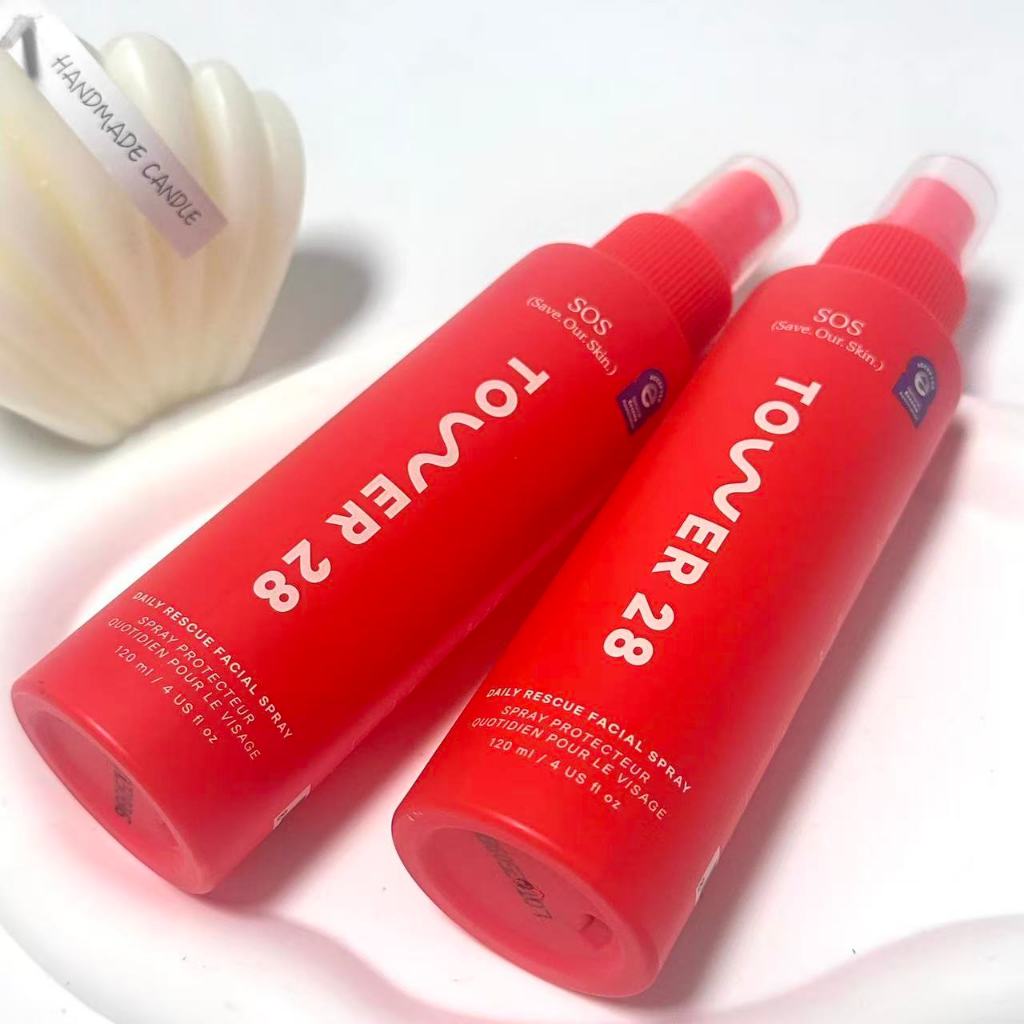 Tower28 SOS Spray สเปรย์สิว ผิวแพ้ง่าย ลดสิวอักเสบ ลดรอยแดง HOCl สเปรย์หน้า ไม่ระคายเคือง