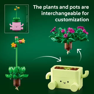LEGO Botanicals 11506 Rocking Plants (253 Pieces), Building Blocks, Kids Toy