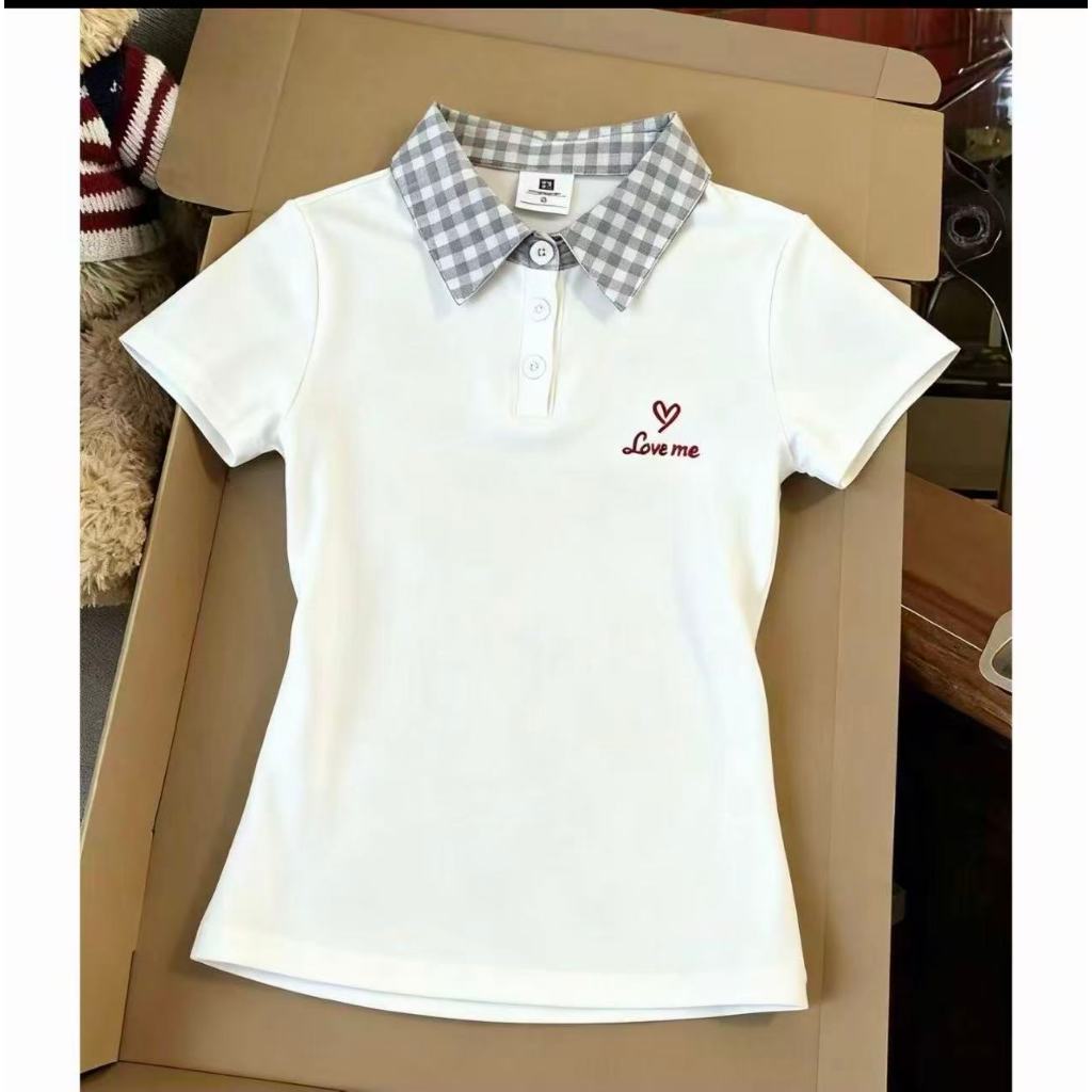 พร้อมส่งในไทย**เสื้อยืดคอปก มีกระดุมหน้า เสื้อยืดสุภาพใส่ทำงาน Y312 ราคา ถูกที่สุด ดีลบีเคเค แกลเลอรีภาพที่ 9