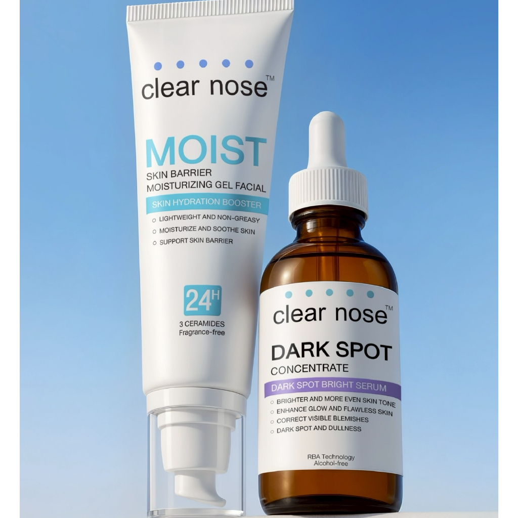มอยส์บูสเตอร์เคลียร์โนส Clear Nose Skin Barrier Moisturizing Gel 120ml/Dark Spot Bright เซรั่มดาร์คสป็อตเคลียร์โนส 100ml