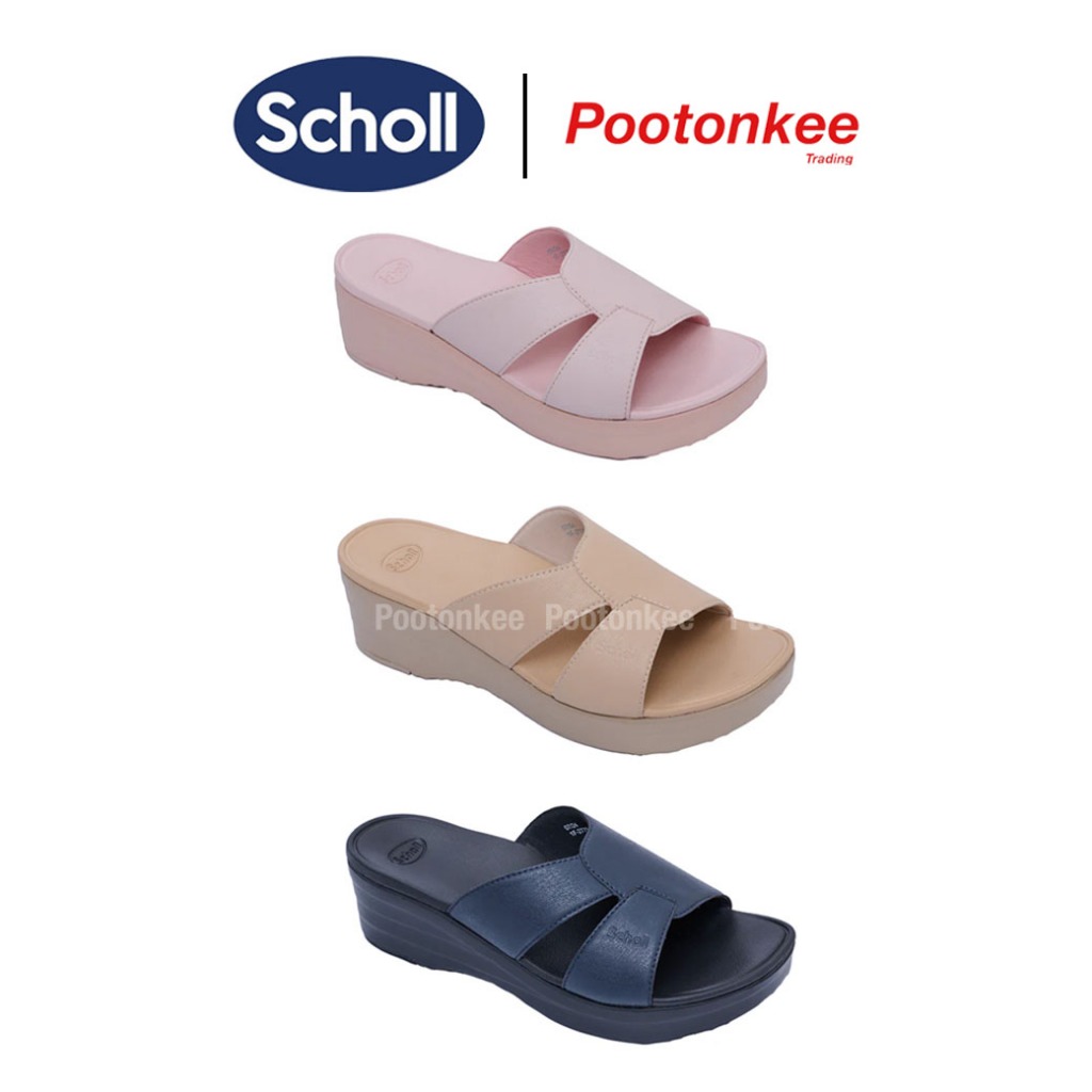 Scholl รุ่น Kris - คริส 1F-2775 รองเท้าสกอลล์ของแท้ รองเท้าสุขภาพ ไซส์ 36-40