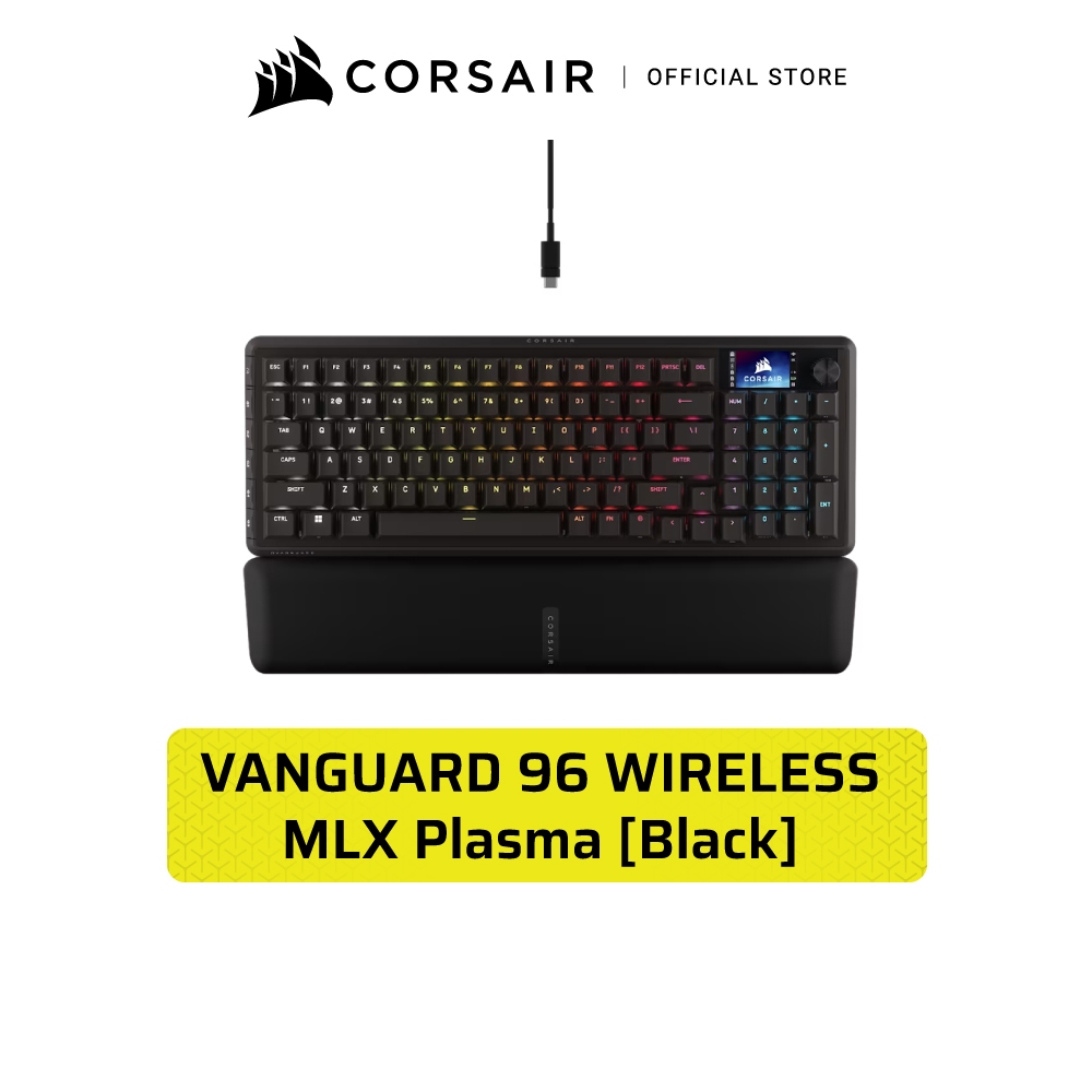 CORSAIR GAMING K/B VANGUARD 96 WIRELESS [US][MLX PLASMA] : ไร้สาย