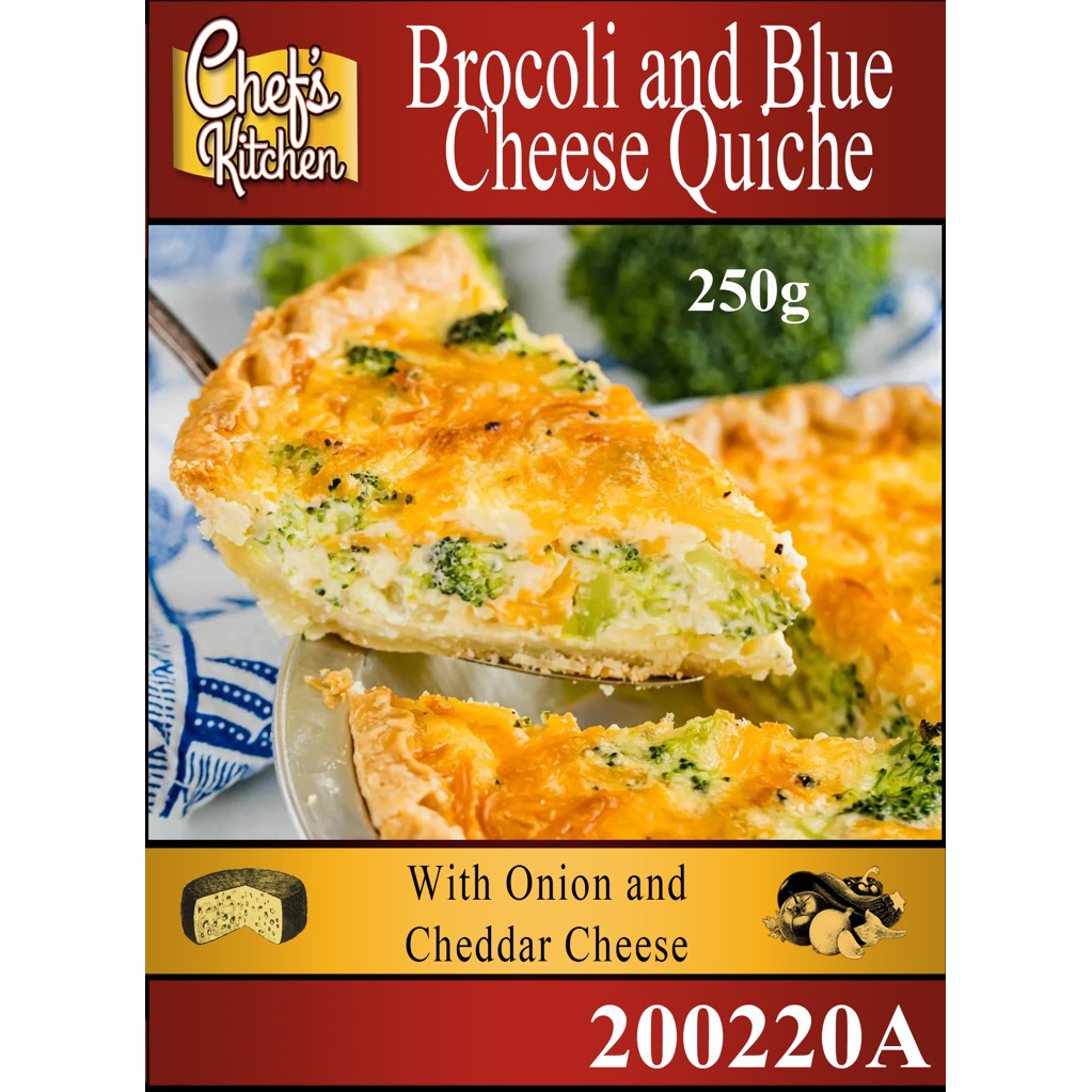 Quiche Brocoli and Stilton 250g x2
